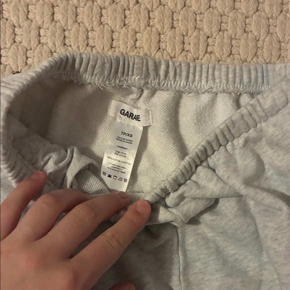 Garage Kids Light Gray Joggers - Picture 2 of 3